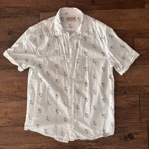Zara snoopy button up boys 13/14 women’s s